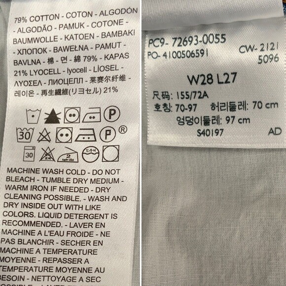 Levi’s Premium Ribcage Straight Ankle Blue 28 - Picture 10 of 13